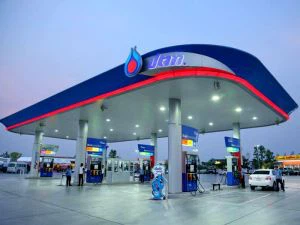 ป้ายสถานีบริการน้ำมันปตท.